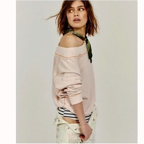 Free People Tops - free people  YOU BET  Sweatshirt Bodysuit